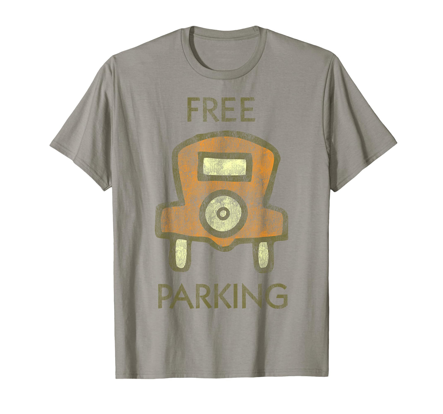 Monopoly Mr. Monopoly Free Parking Distressed Logo T-Shirt