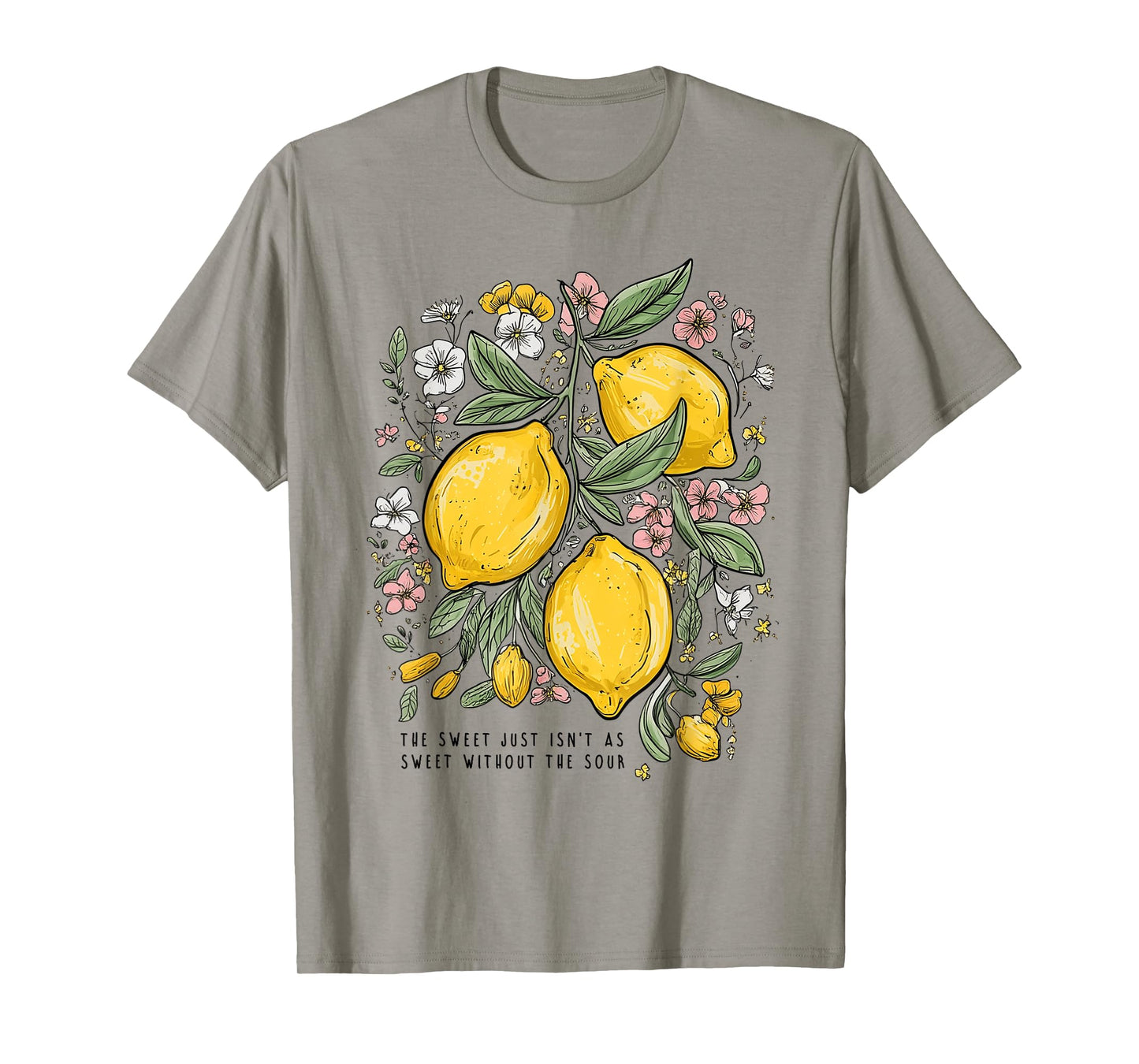 Retro Lemon Tee Lemon Fruits Design Citrus Lime Lemontree T-Shirt