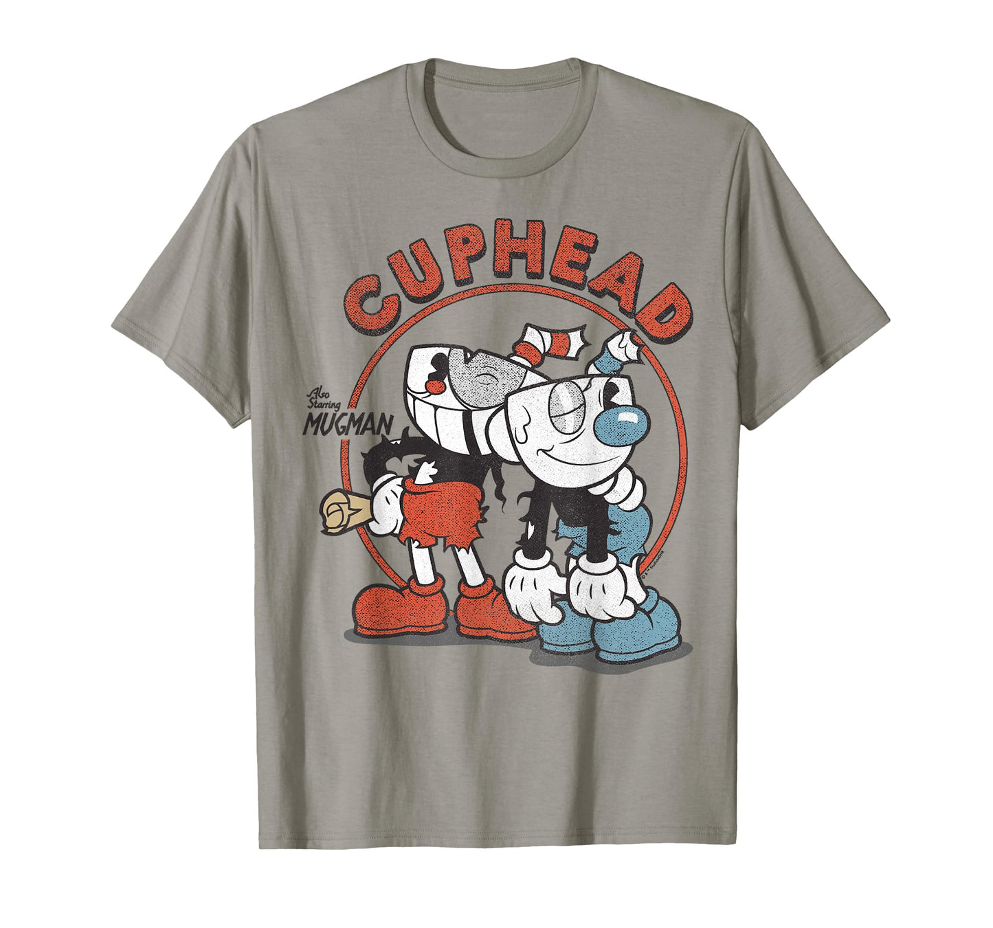 Cuphead And Mugman Beat Up Bros Graphic T-Shirt T-Shirt