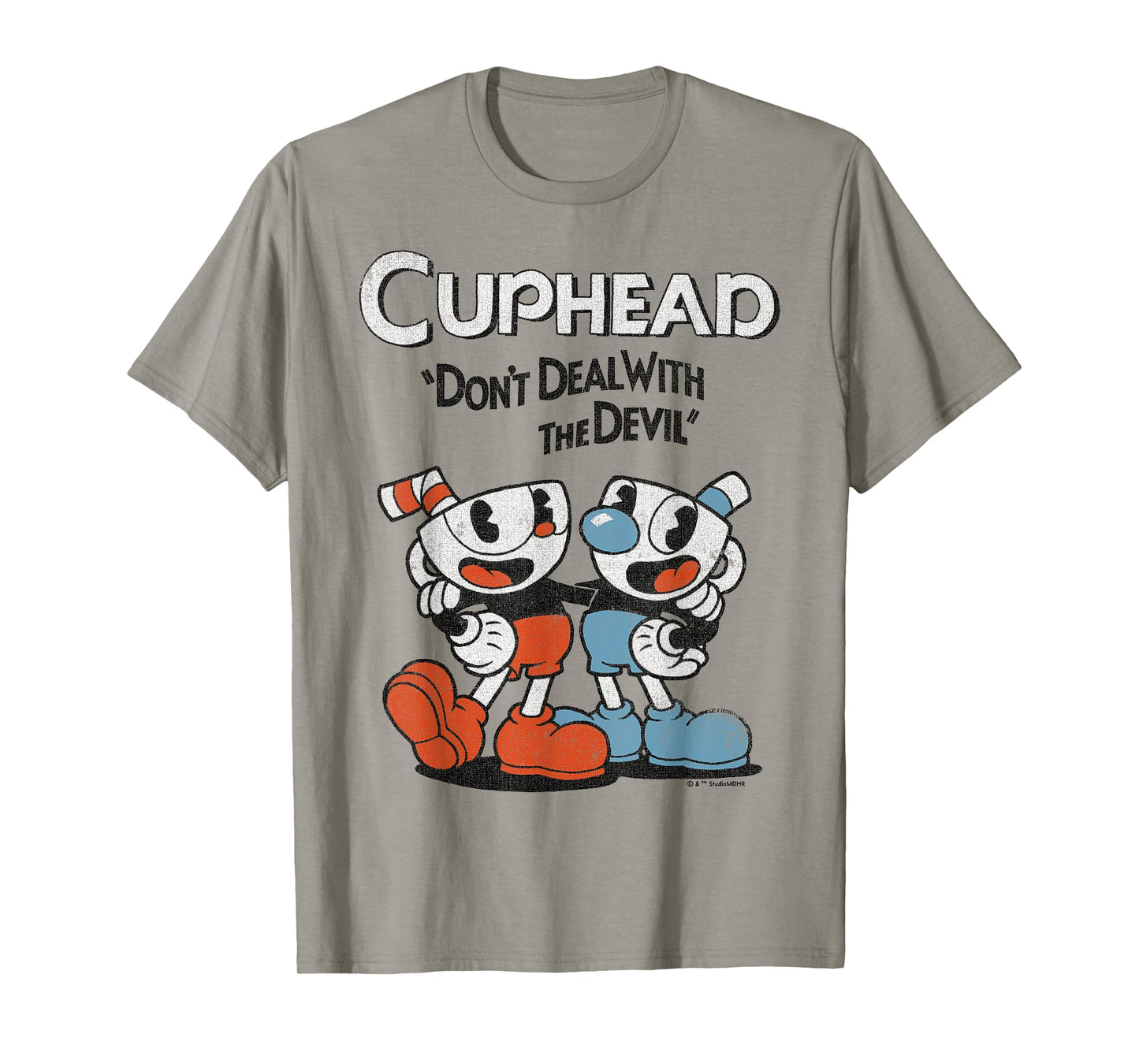 Cuphead & Mugman Don't Deal With The Devil T-Shirt