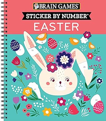 Brain Games - Sticker by Number: Easter