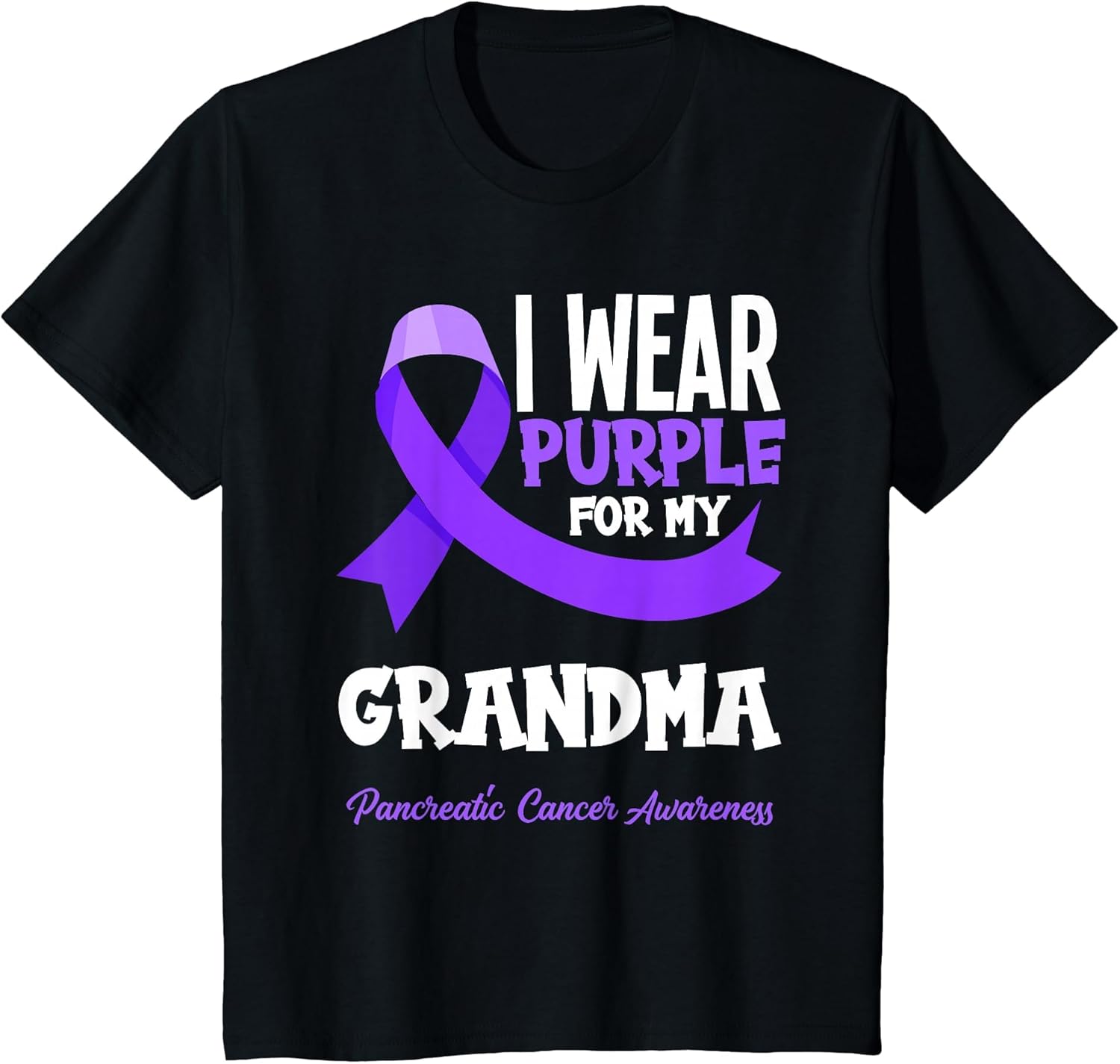 I Wear Purple for My Grandma Pancreatic Cancer Awareness