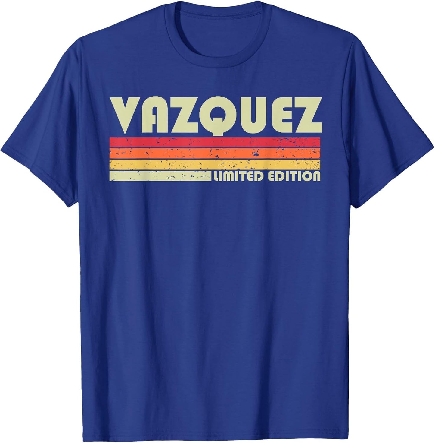 Vazquez Surname Funny Retro Vintage 80s 90s Birthday Reunion