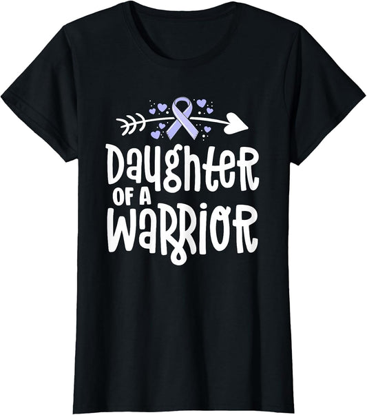 Daughter of A Warrior Periwinkle Stomach Cancer Awareness