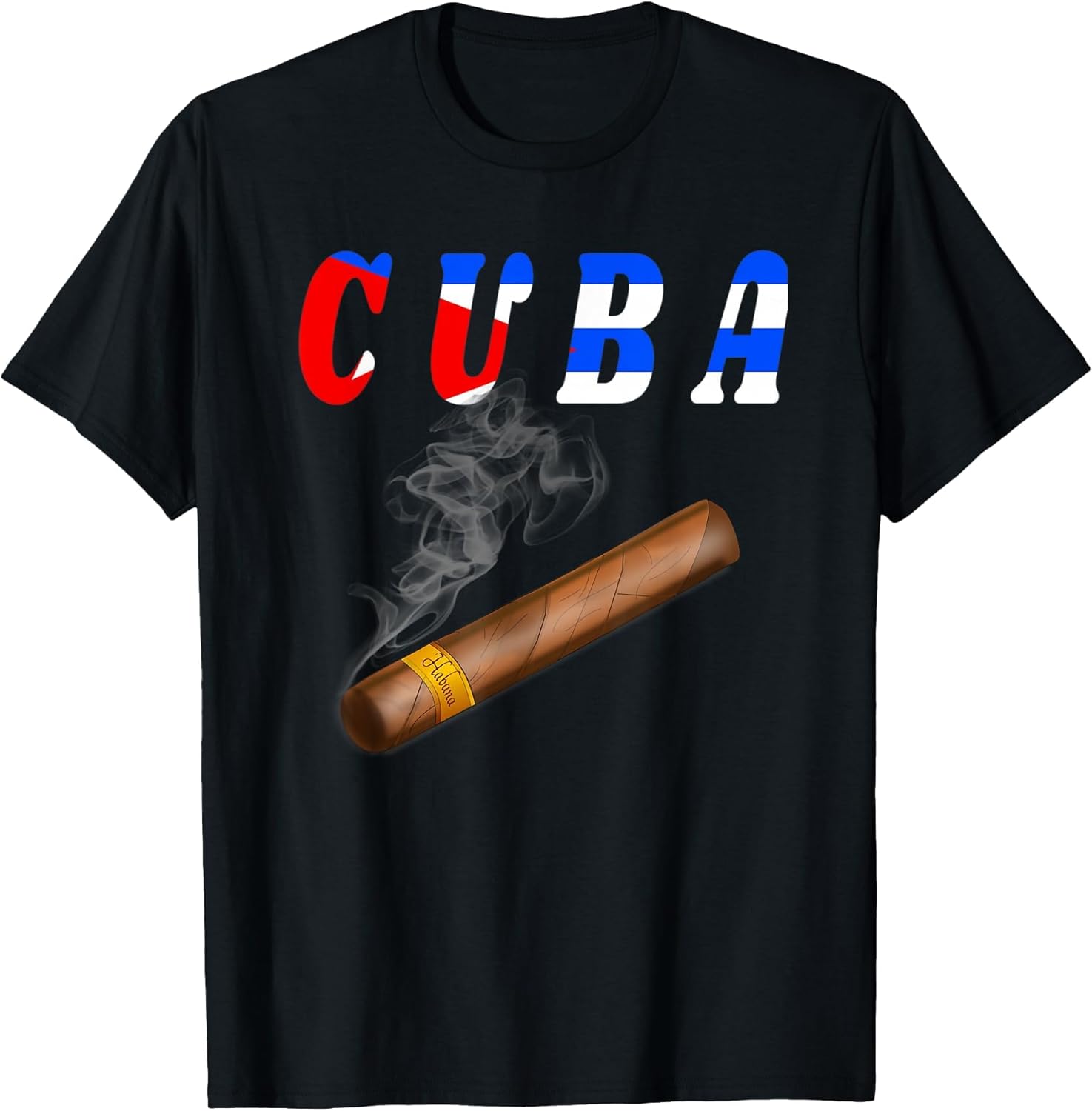 Cuban Cigar Spanish Flag of Cuba Funny Cuban Gift