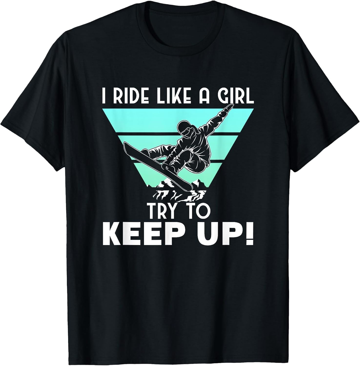 Snowboarder Girl Winter Extreme Sports Mountains Snowboard
