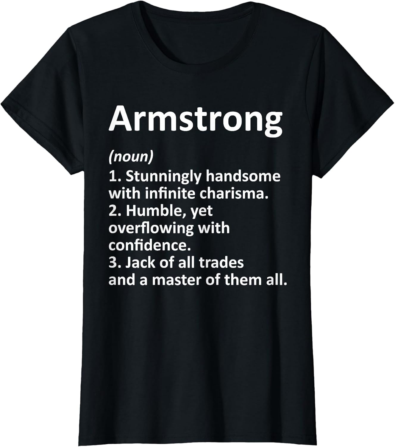 Armstrong Definition Funny Surname Family Birthday Reunion