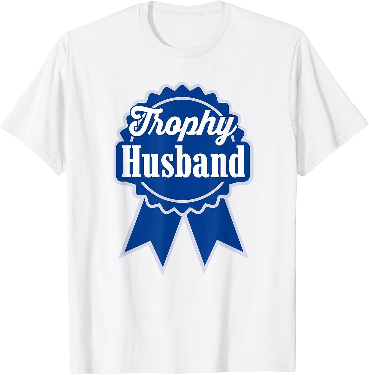 Trophy Husband Retro Ribbon Style