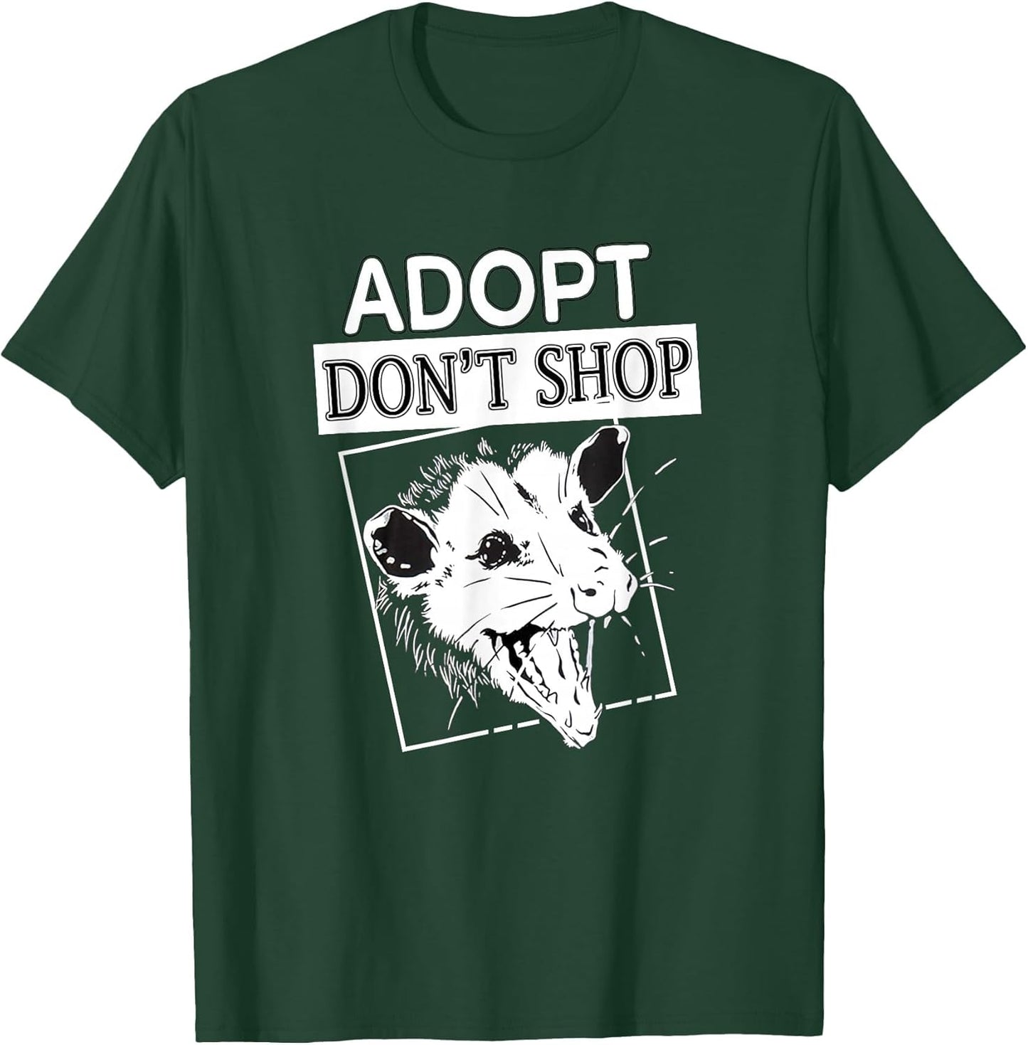 Adopt, Don't Shop Screaming Opposum - Opossum Lover