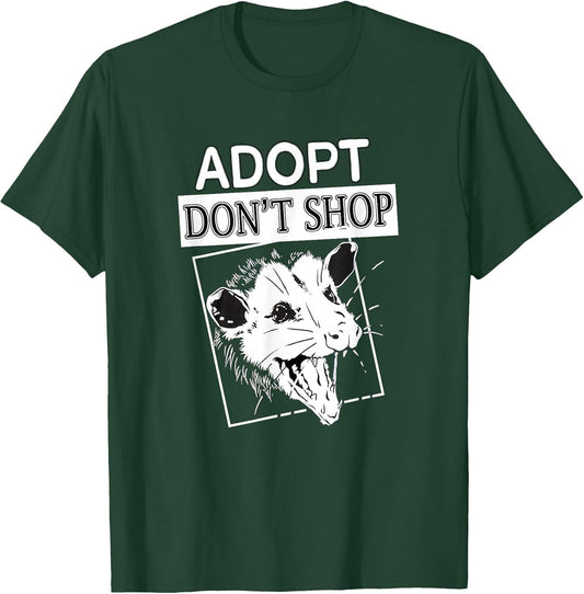 Adopt, Don't Shop Screaming Opposum - Opossum Lover