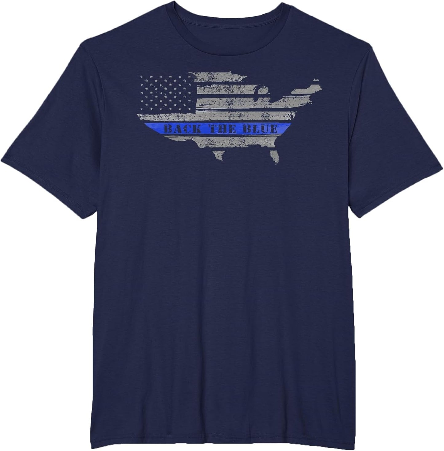 Back The Blue USA American Flag Thin Blue Line Police