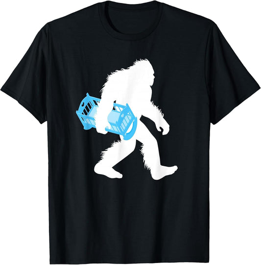 Cute Bigfoot with Baby Boy Crib Sasquatch Parent