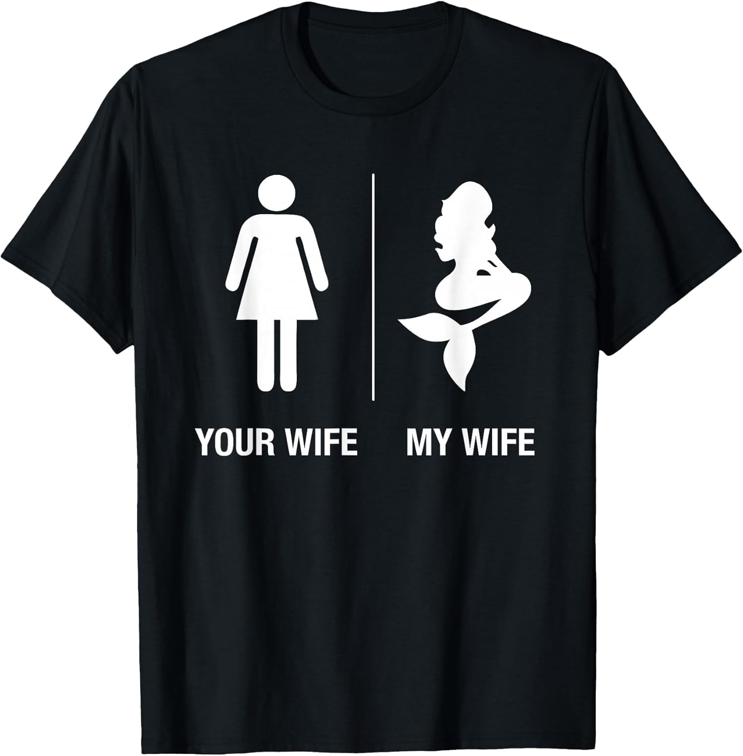 Your Wife My Wife Mermaid Shirt, Funny Husband Gift