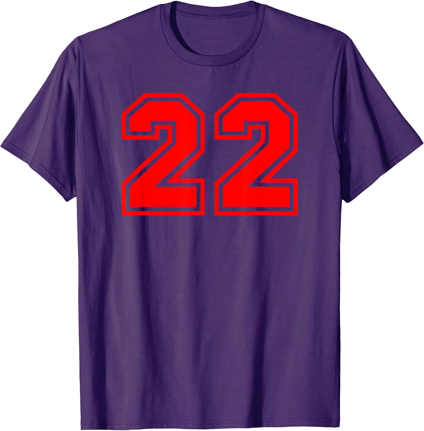 Number #22 Red Number