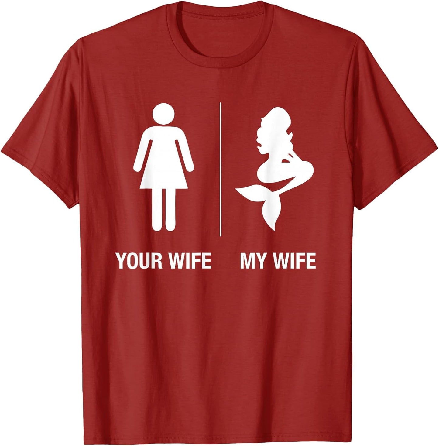 Your Wife My Wife Mermaid Shirt, Funny Husband Gift