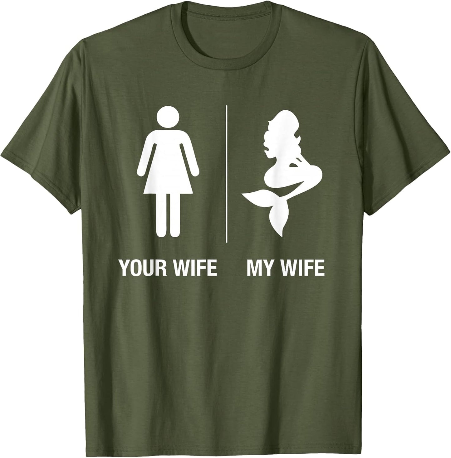 Your Wife My Wife Mermaid Shirt, Funny Husband Gift