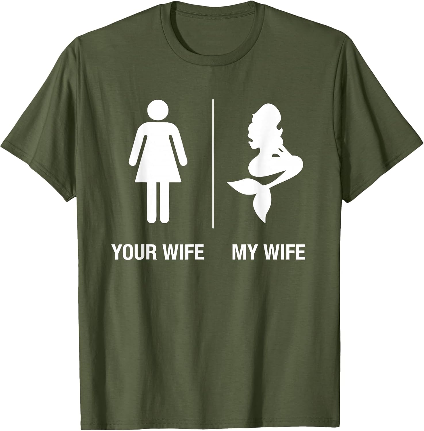 Your Wife My Wife Mermaid Shirt, Funny Husband Gift