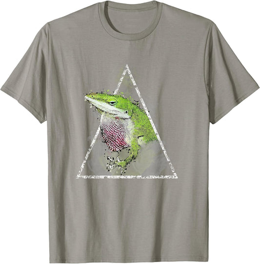 Anole Green Lizard Pet Anoles Reptile Smoke