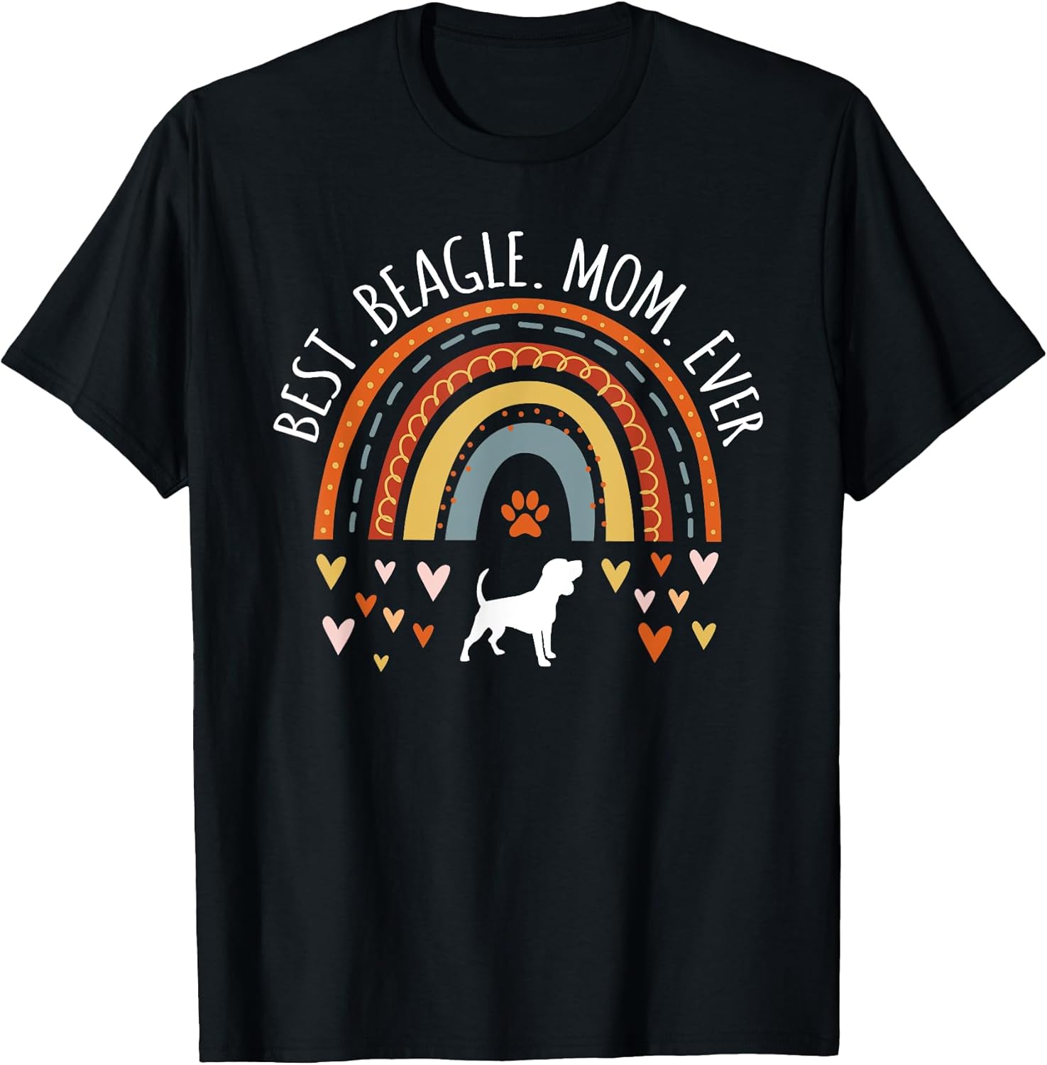 Best Beagle Mom Ever Rainbow Gifts For Beagle Lover Dog Mama
