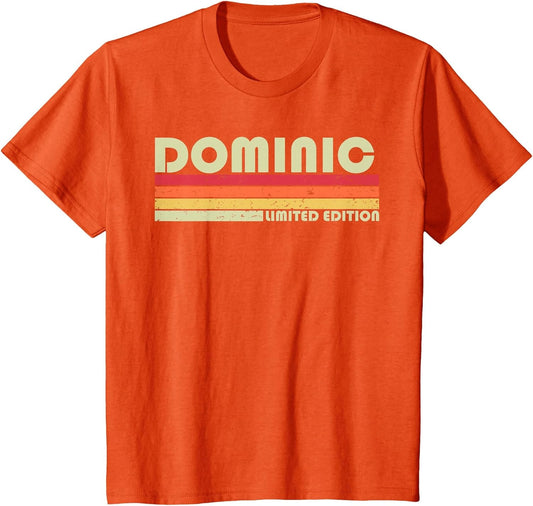 Dominic Gift Name Personalized Funny Retro Vintage Birthday