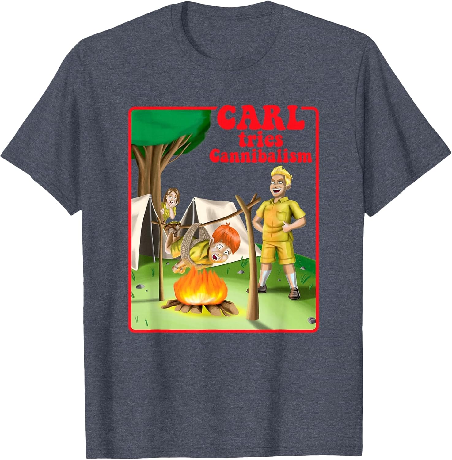 Carl Tries Cannibalism - Cute Horror Shirt - Funny Horror