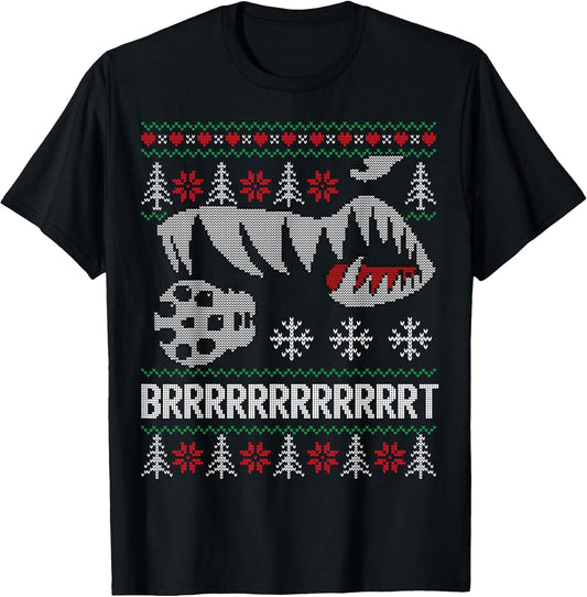 A-10 Warthog Ugly Xmas Sweater Style Fighter Jet USAF