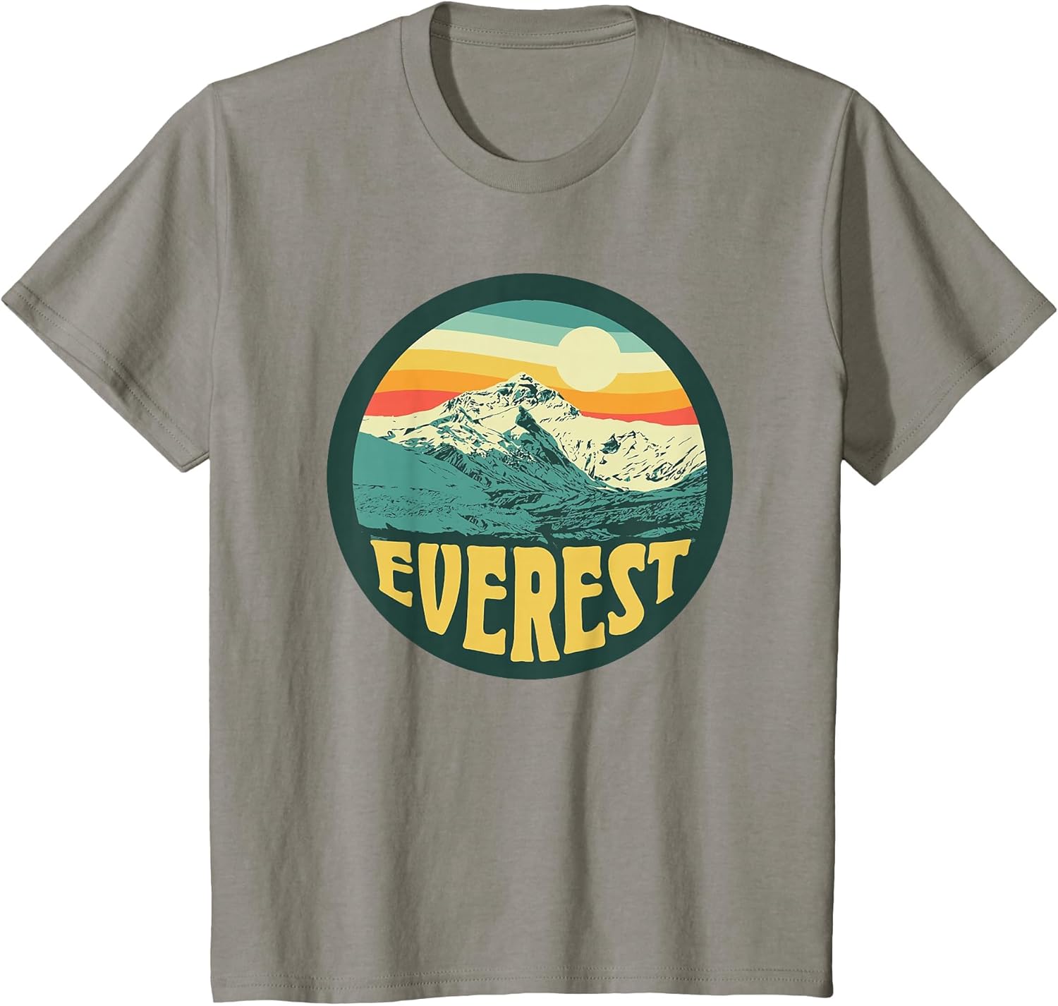 Mount Everest Himalayan Landmark Vintage 80s Graphic