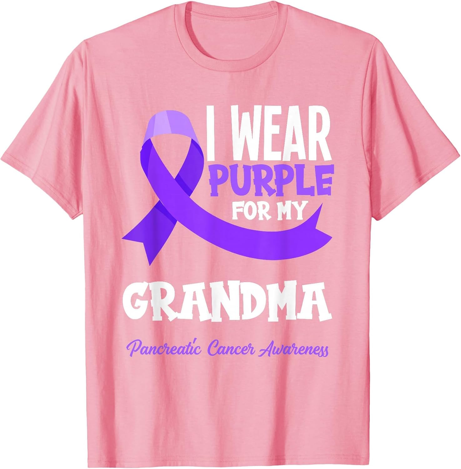 I Wear Purple for My Grandma Pancreatic Cancer Awareness