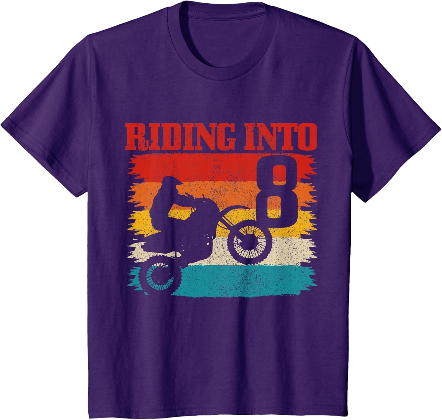 Riding Into 8 Motocross 8th Birthday Dirt Bike Enduro