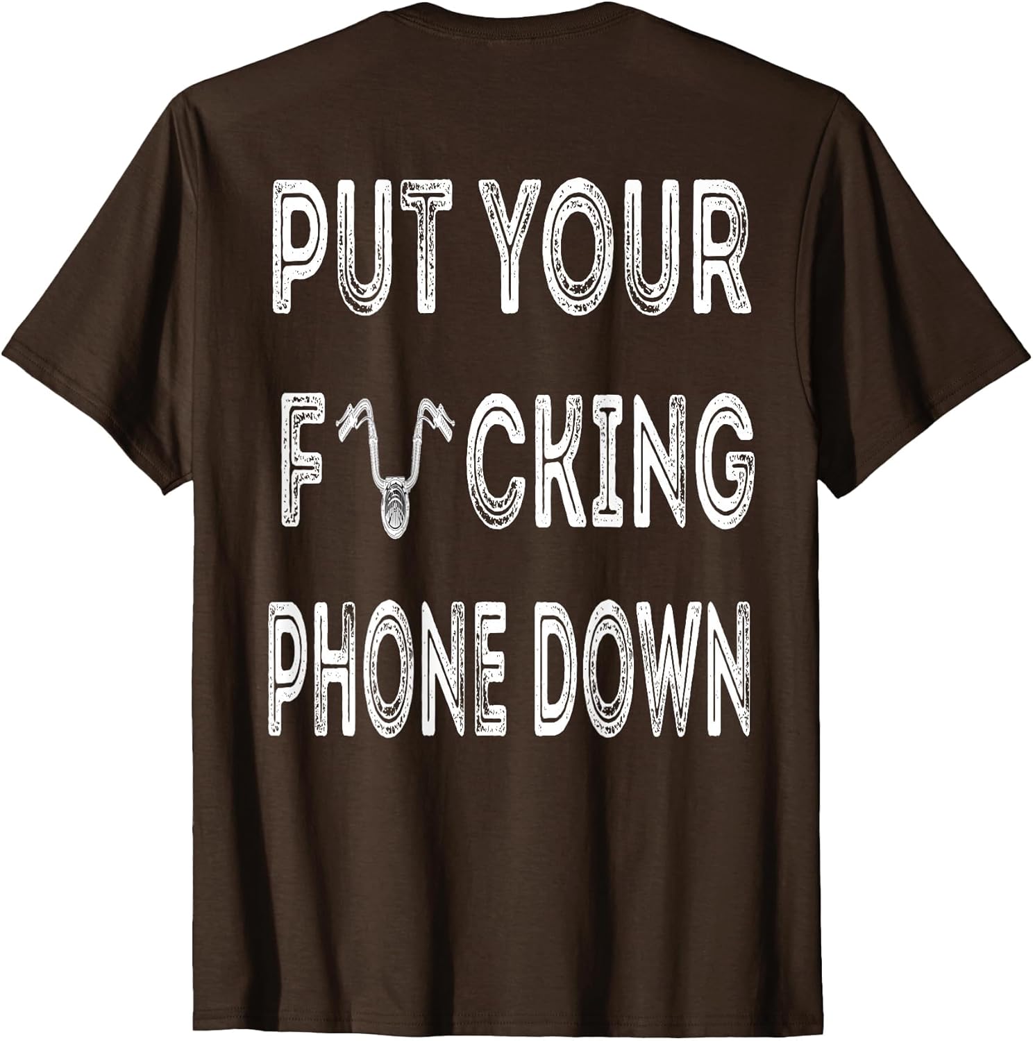 Put Your Phone Down Motorcycle Graphic