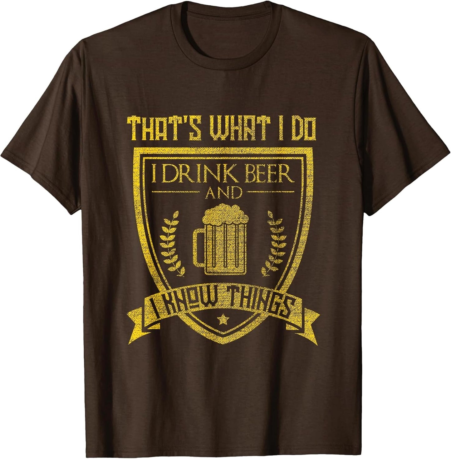 Funny I Drink Beer and Know Things Game Geek Gamer