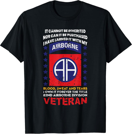 Veteran 82nd Airborne Division USA Retired