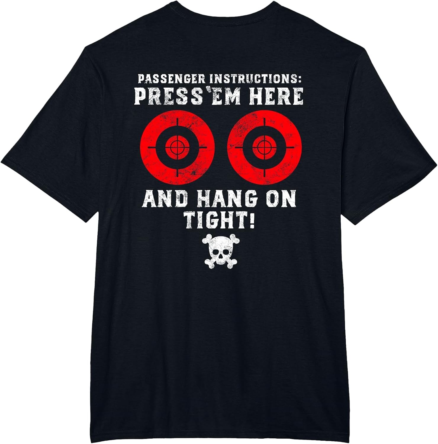Passenger Instructions Press Em Here Funny Motorcycle Biker