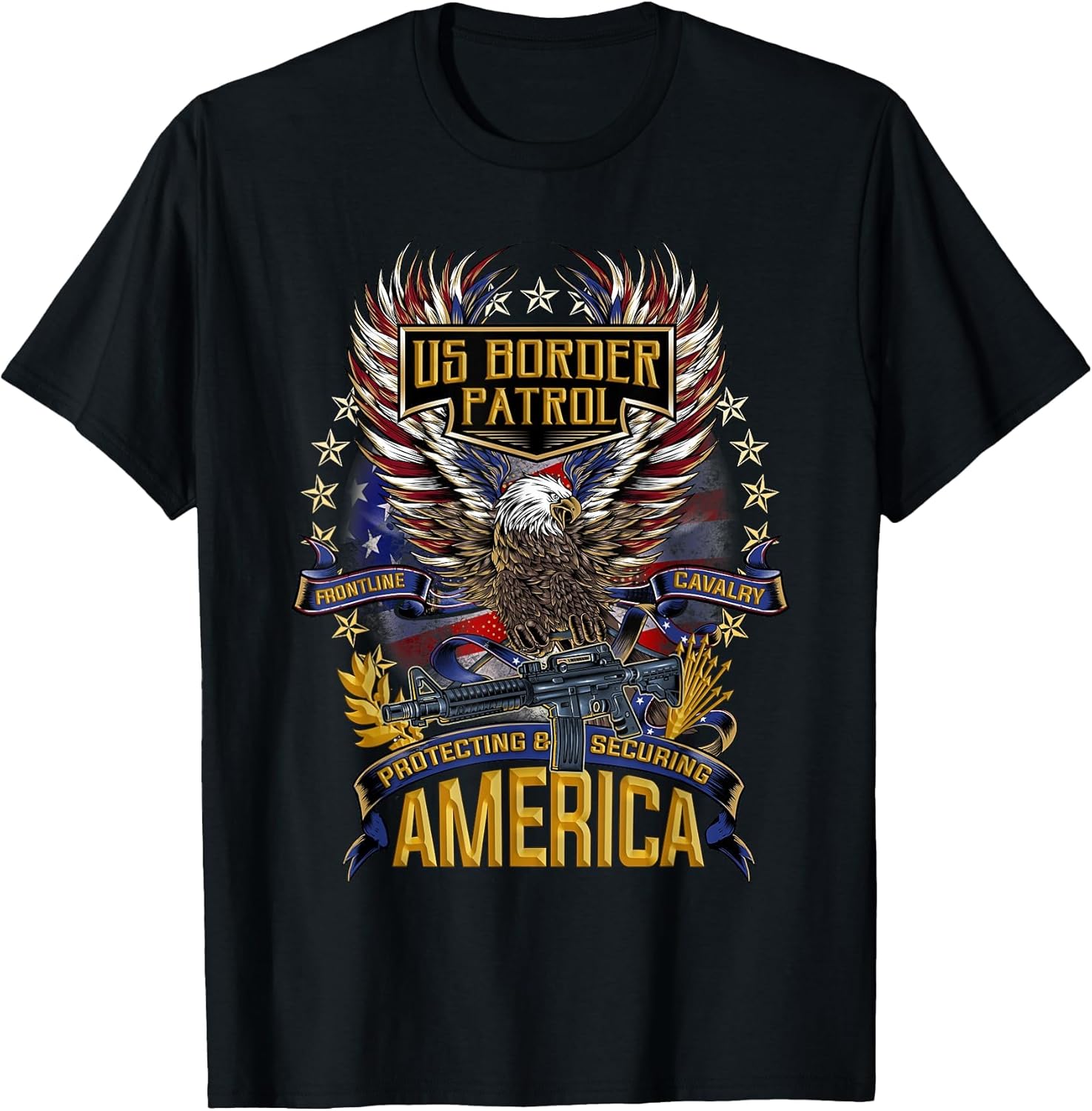 US Border Patrol & Customs Protection Security T Shirt