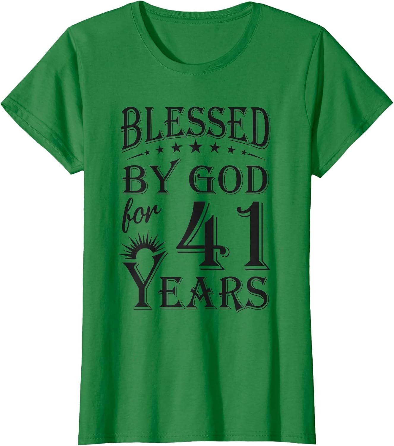 Vintage Blessed by God for 41 Years Happy 41st Birthday