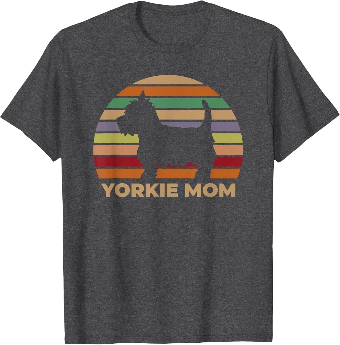 Yorkie Mom, Women Girls Vintage Yorkshire Terrier