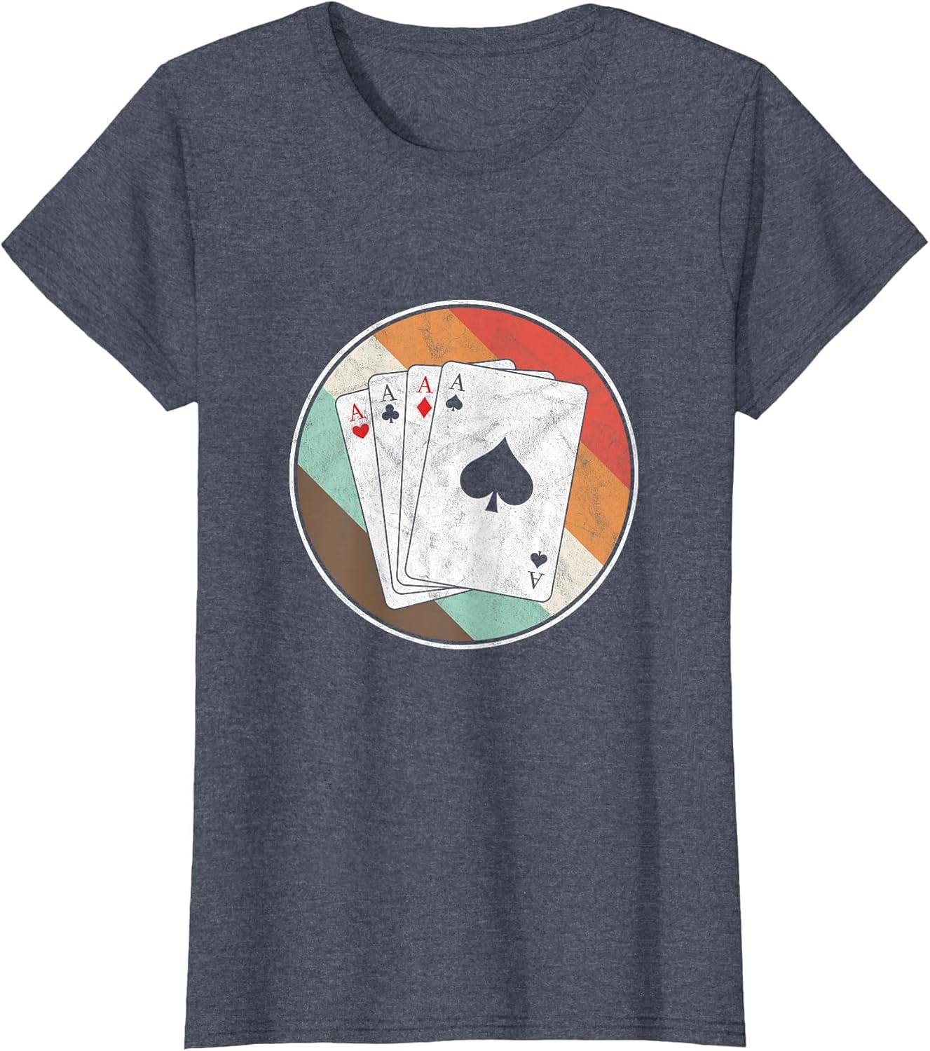 Retro Poker Ace Spades Heart Diamond Club