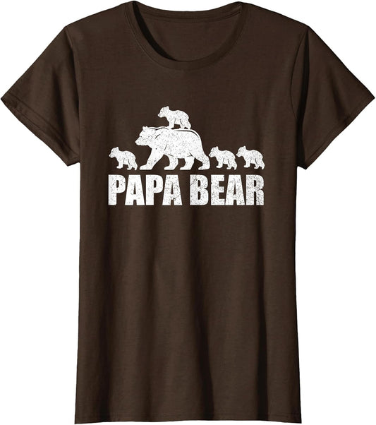 Daddy Bear Four Cubs , Bear Daddy Shirts