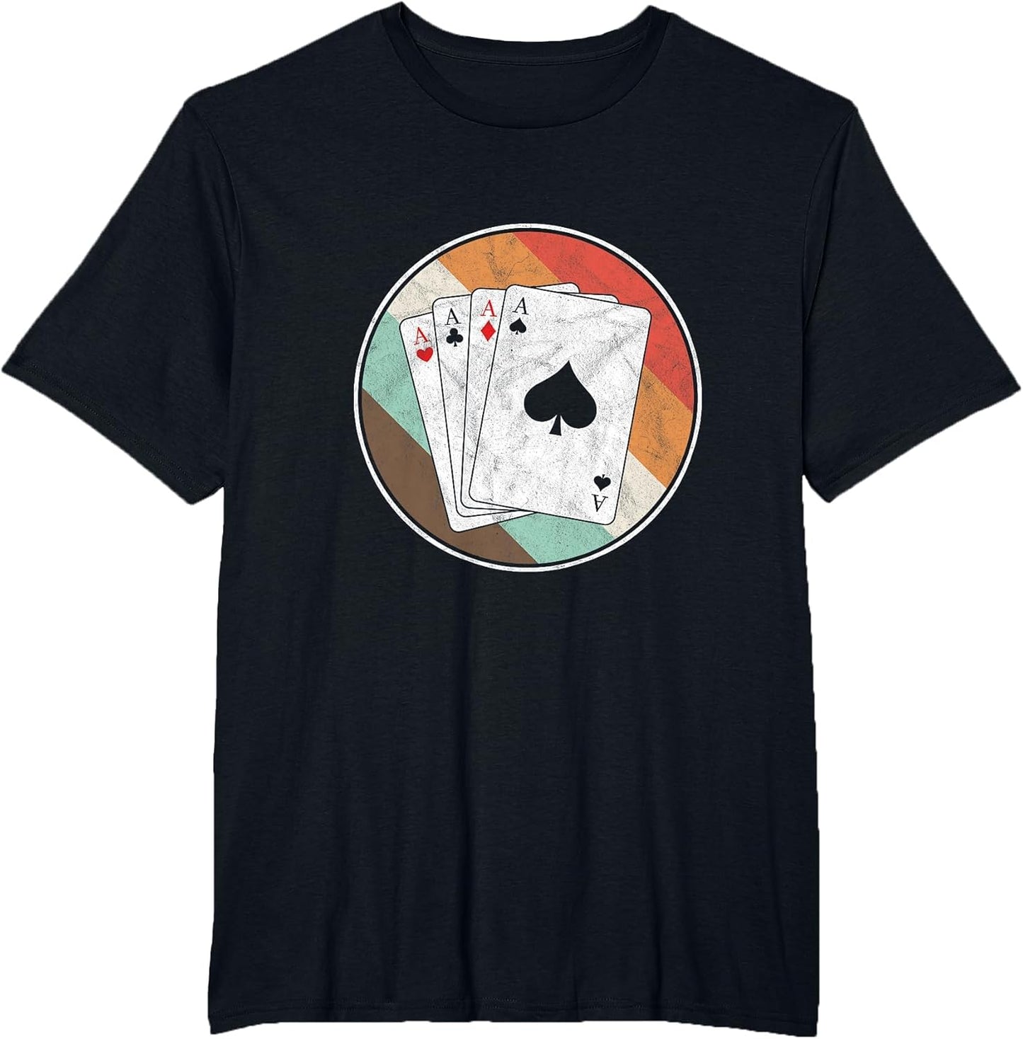 Retro Poker Ace Spades Heart Diamond Club