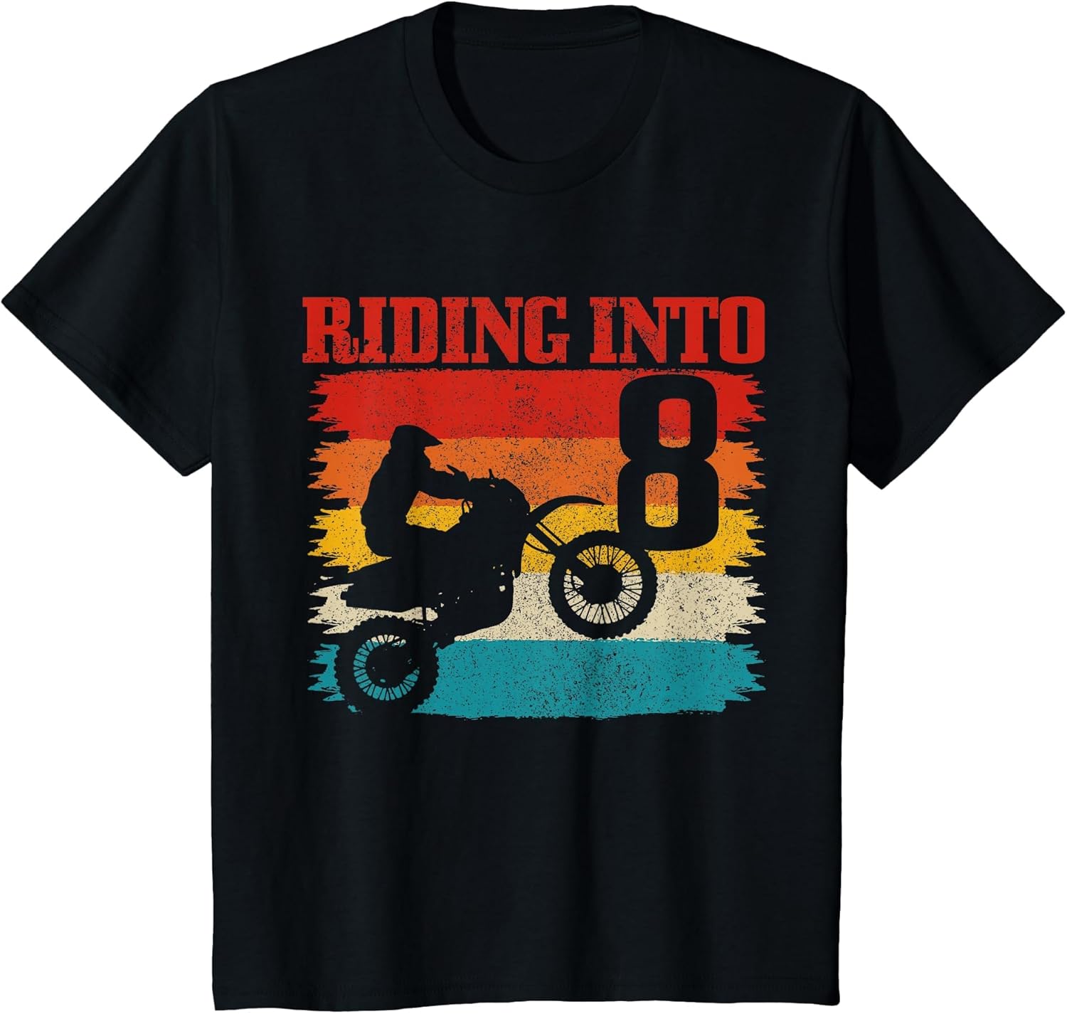 Riding Into 8 Motocross 8th Birthday Dirt Bike Enduro