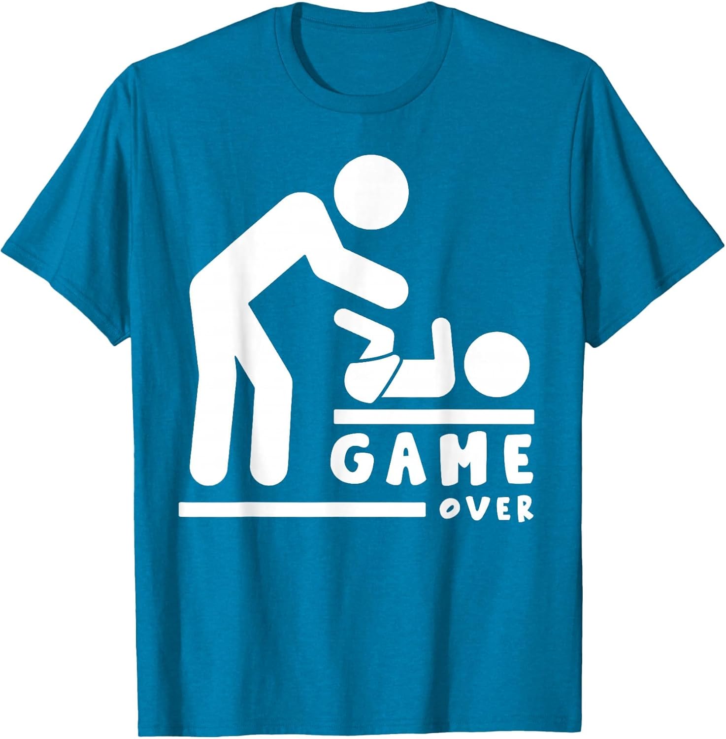 Game Over Funny New Daddy Deliver Baby Shower Father Day