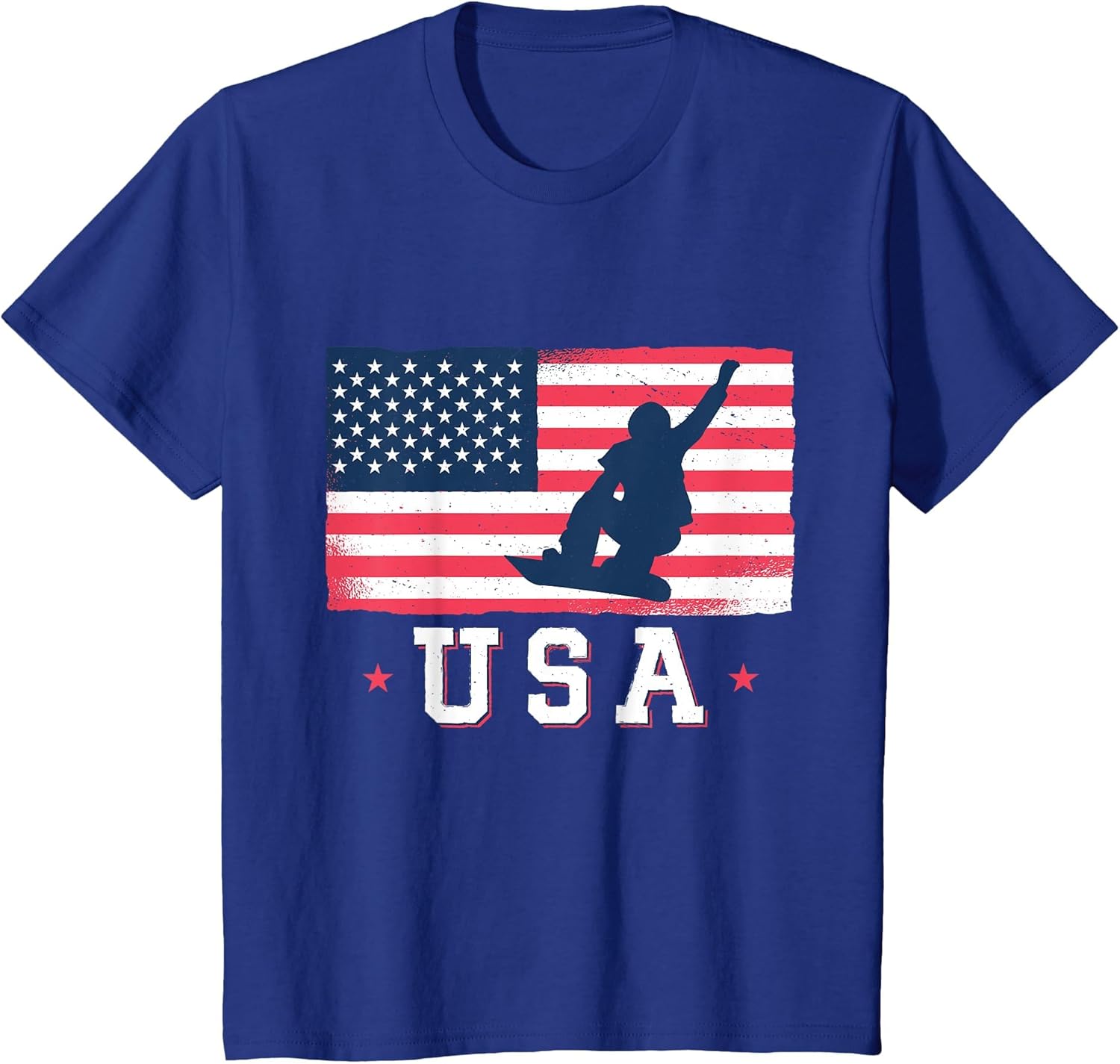 Snowboarding USA American Flag Snowboard
