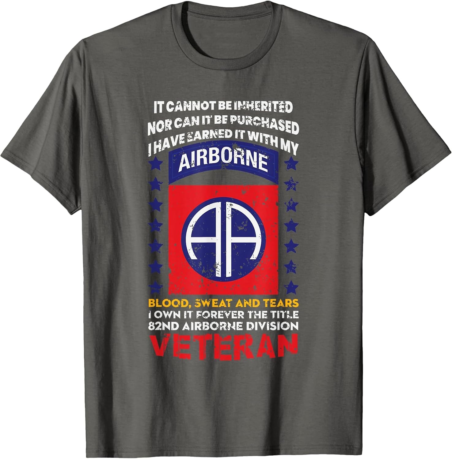Veteran 82nd Airborne Division USA Retired