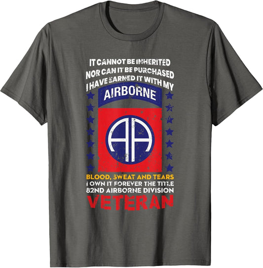 Veteran 82nd Airborne Division USA Retired