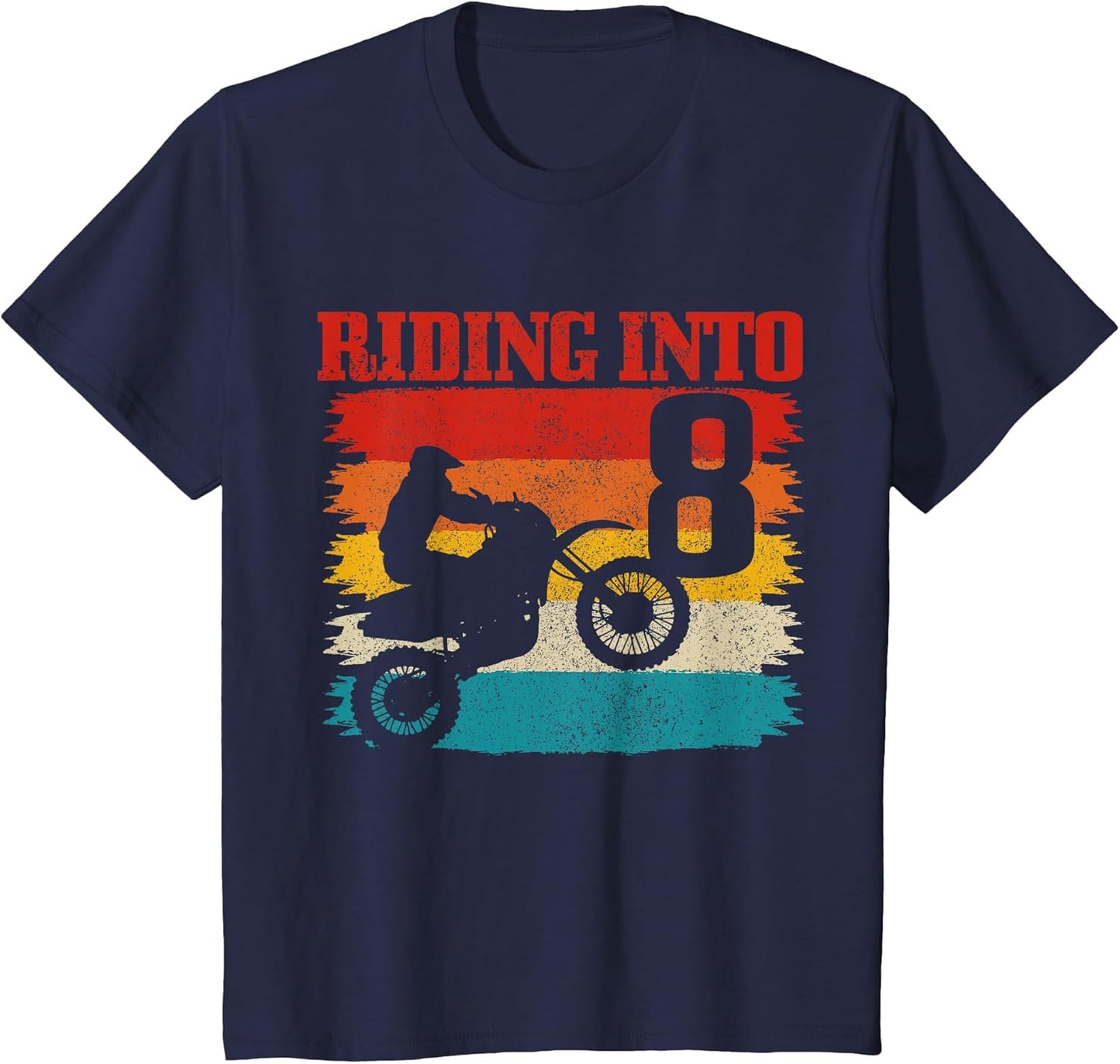 Riding Into 8 Motocross 8th Birthday Dirt Bike Enduro