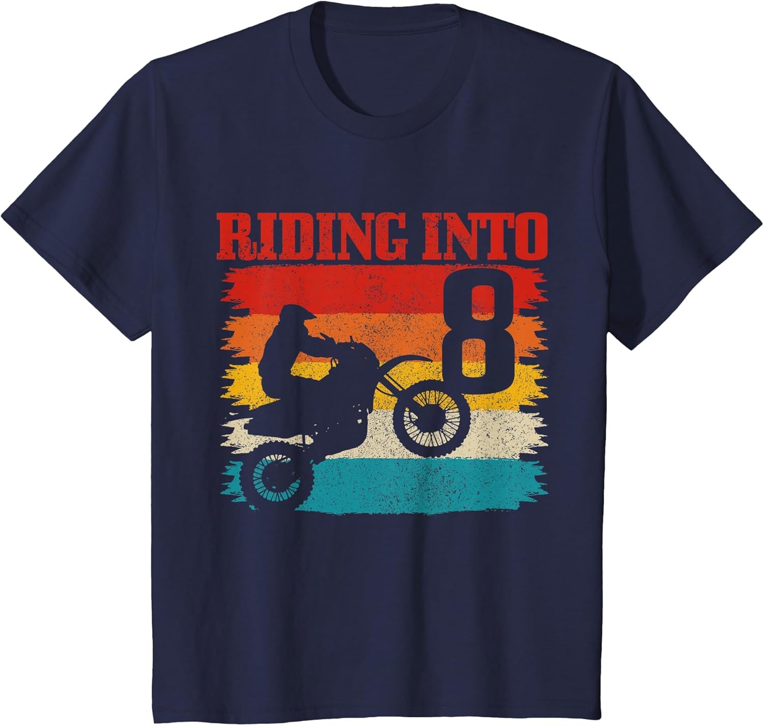 Riding Into 8 Motocross 8th Birthday Dirt Bike Enduro