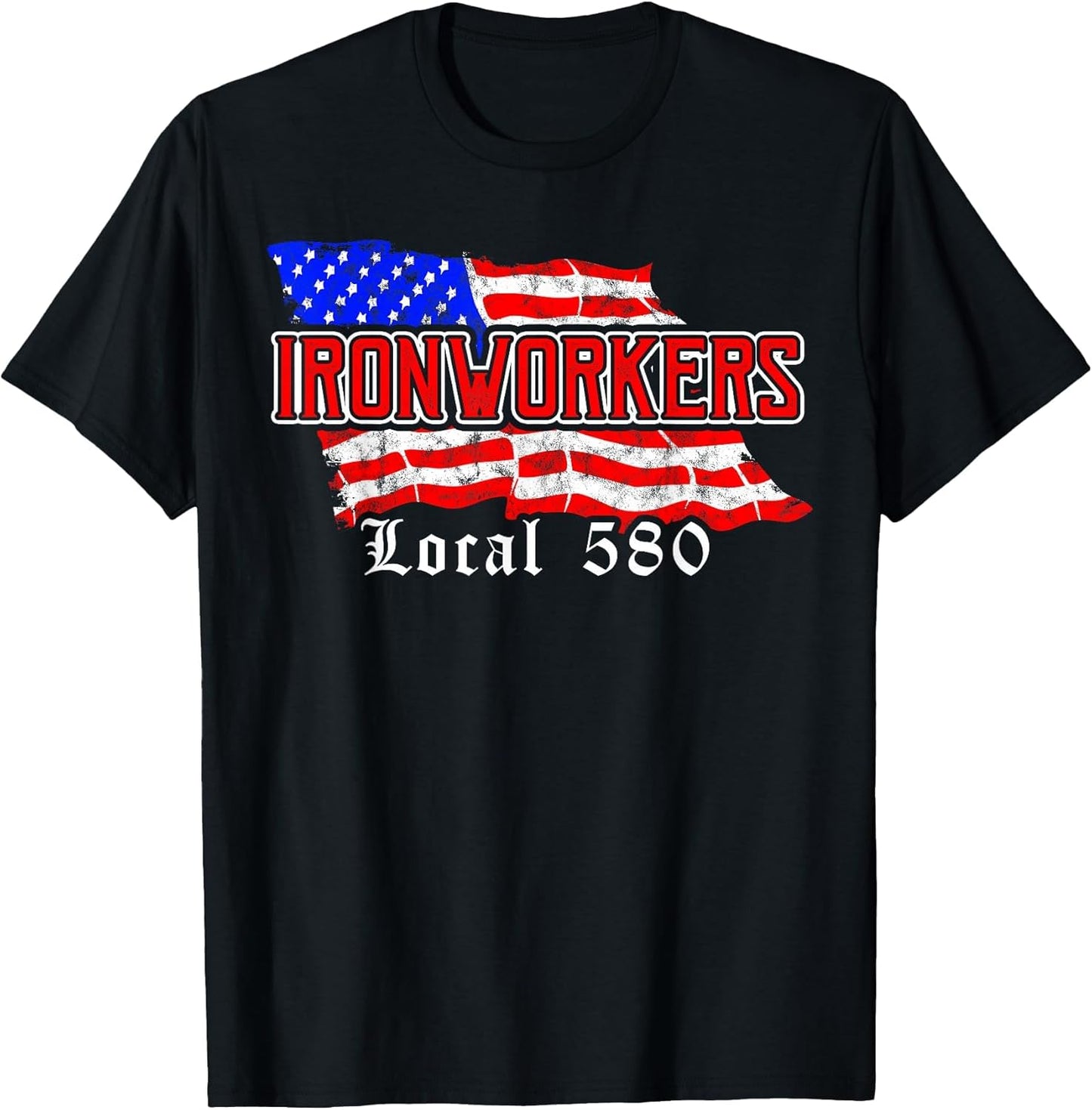 Ironworkers Local 580 NYC American Flag Patriotic