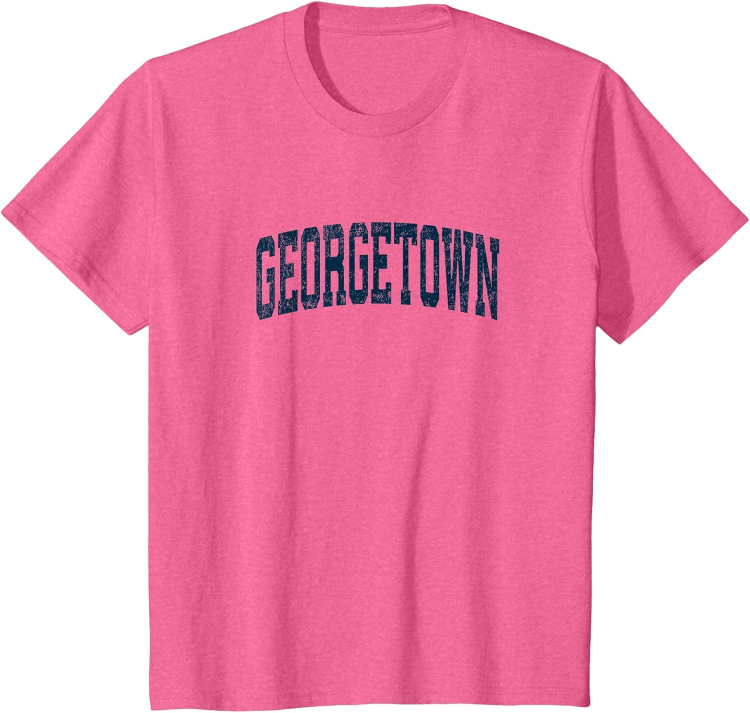 Georgetown Massachusetts MA Vintage Athletic Sports Navy Des