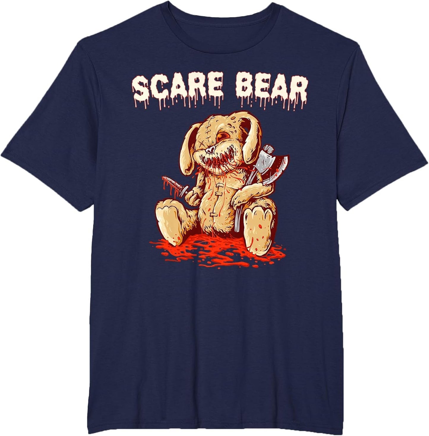 Scare Bear Funny Plushie Killer Spooky Halloween Costume