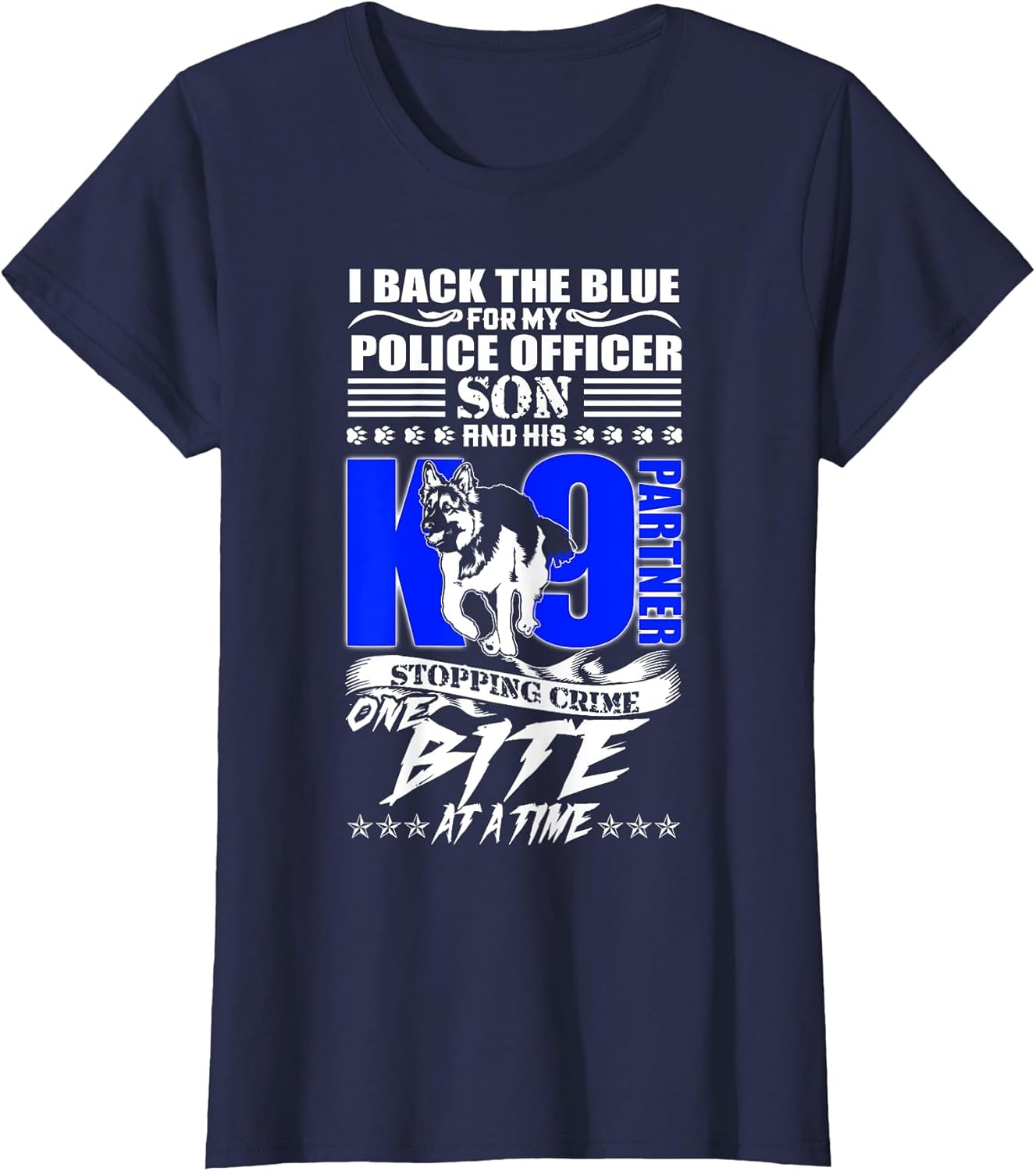 K9 Partner Police Officer Son Novelty